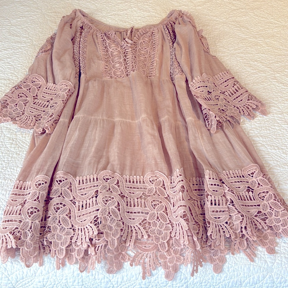 NWOT Via Veneto Vintage Bohemian Tunic